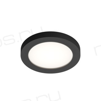 DK3012-BK Встраиваемый светильник влагозащ., IP 44, 50 Вт, GU10, черный, алюминий