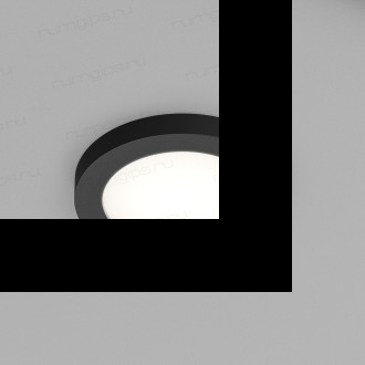 DK3012-BK Встраиваемый светильник влагозащ., IP 44, 50 Вт, GU10, черный, алюминий