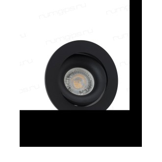 DK2018-BK Встраиваемый светильник, IP 20, 50 Вт, GU10, черный, алюминий