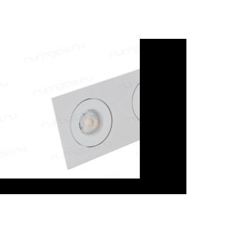 DK2020-WH Встраиваемый светильник, IP 20, 50 Вт, GU10, белый, алюминий