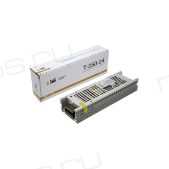 Блок питания компактный (узкий), 250 W, 24V