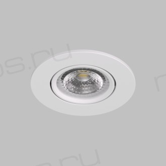 DK3020-WH Встраиваемый светильник, IP 20, 10 Вт, GU5.3, LED, белый, пластик