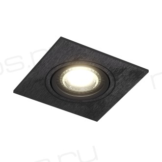 DK3021-BK Встраиваемый светильник, IP 20, 10 Вт, GU5.3, LED, черный, пластик