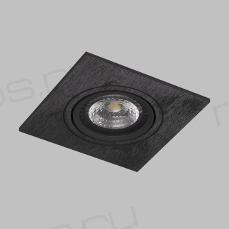 DK3021-BK Встраиваемый светильник, IP 20, 10 Вт, GU5.3, LED, черный, пластик