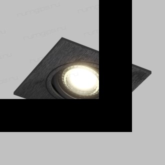 DK3021-BK Встраиваемый светильник, IP 20, 10 Вт, GU5.3, LED, черный, пластик