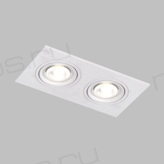 DK3022-WH Встраиваемый светильник, IP 20, 10 Вт, GU5.3, LED, белый, пластик