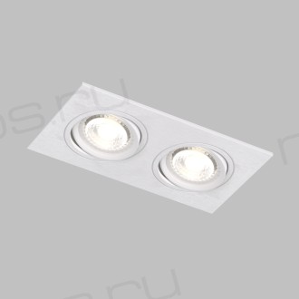 DK3022-WH Встраиваемый светильник, IP 20, 10 Вт, GU5.3, LED, белый, пластик