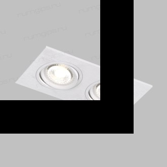 DK3022-WH Встраиваемый светильник, IP 20, 10 Вт, GU5.3, LED, белый, пластик