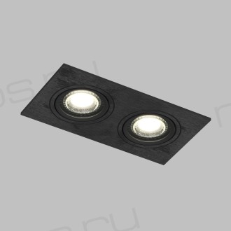 DK3022-BK Встраиваемый светильник, IP 20, 10 Вт, GU5.3, LED, черный, пластик