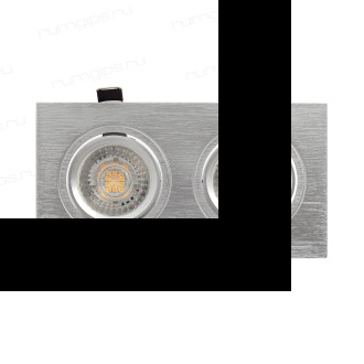 DK3022-CM Встраиваемый светильник, IP 20, 10 Вт, GU5.3, LED, серый, пластик