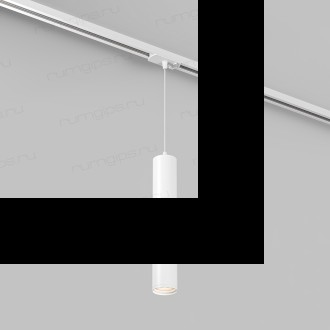 DK6210-WH Трековый светильник IP 20, 15 Вт, GU10, белый, алюминий