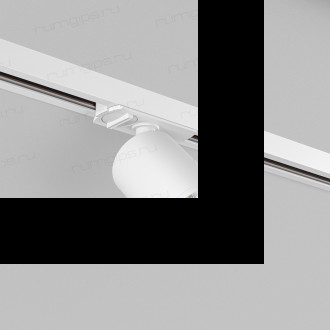 DK6201-WH Трековый светильник IP 20, 15 Вт, GU5.3, белый, алюминий