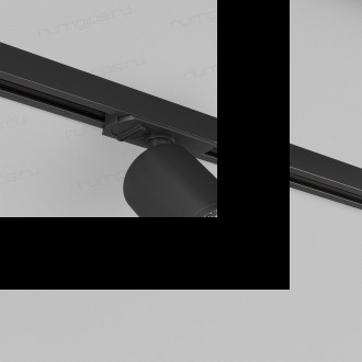 DK6201-BK Трековый светильник IP 20, 15 Вт, GU5.3, черный, алюминий