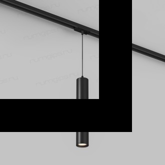 DK6210-BK Трековый светильник IP 20, 15 Вт, GU10, черный, алюминий