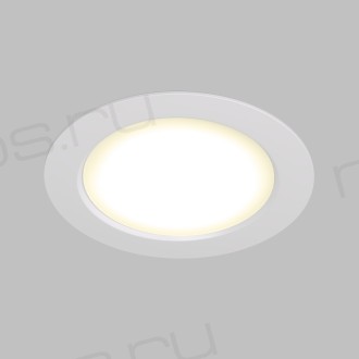 DK3048-WH Встраиваемый светильник, IP 20, 7Вт, LED, белый, пластик