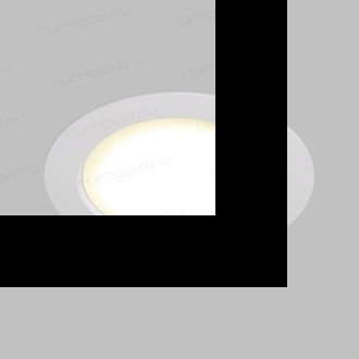 DK3048-WH Встраиваемый светильник, IP 20, 7Вт, LED, белый, пластик