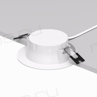 DK3048-WH Встраиваемый светильник, IP 20, 7Вт, LED, белый, пластик