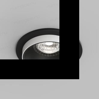 DK2400-BK Встраиваемый светильник, IP 20, 50 Вт, GU10, черный, алюминий