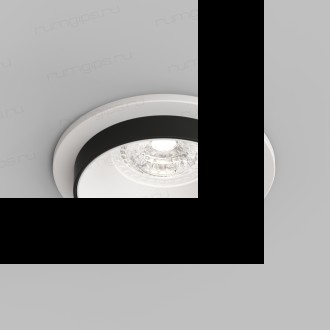 DK2401-BK Встраиваемый светильник, IP 20, 50 Вт, GU10, черный, алюминий