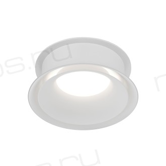 DK2403-WH Встраиваемый светильник влагозащ., IP 44, 15 Вт, GU10, белый, алюминий