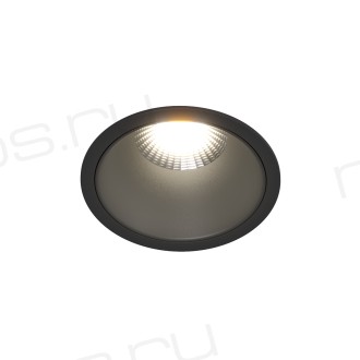 DK4400-BK Встраиваемый светильник, IP 20, 7 Вт, LED 3000, черный, алюминий