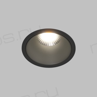 DK4400-BK Встраиваемый светильник, IP 20, 7 Вт, LED 3000, черный, алюминий
