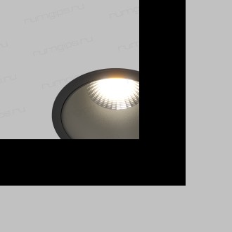 DK4400-BK Встраиваемый светильник, IP 20, 7 Вт, LED 3000, черный, алюминий