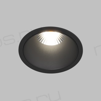 DK4500-BK Встраиваемый светильник, IP 20, 12 Вт, LED 3000, черный, алюминий