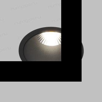 DK4500-BK Встраиваемый светильник, IP 20, 12 Вт, LED 3000, черный, алюминий