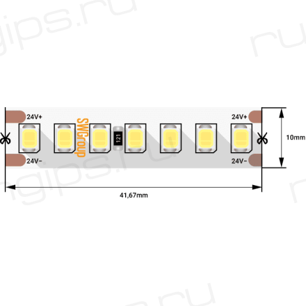 Лента светодиодная SWG PRO SWG2P168--24-17.3-WW-20