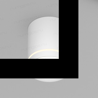 DK4016-WH Светильник накладной IP 20, 5 Вт, LED 3000, белый, алюминий/акрил