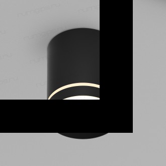 DK4016-BK Светильник накладной IP 20, 5 Вт, LED 3000, черный, алюминий/акрил