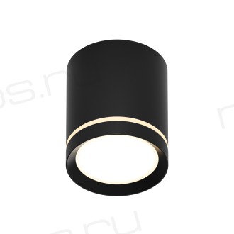 DK4016-BK Светильник накладной IP 20, 5 Вт, LED 3000, черный, алюминий/акрил