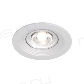 DK3029-WH Встраиваемый светильник, IP 20, 10 Вт, GU5.3, LED, белый, пластик