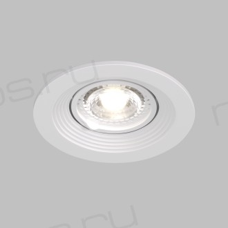 DK3029-WH Встраиваемый светильник, IP 20, 10 Вт, GU5.3, LED, белый, пластик