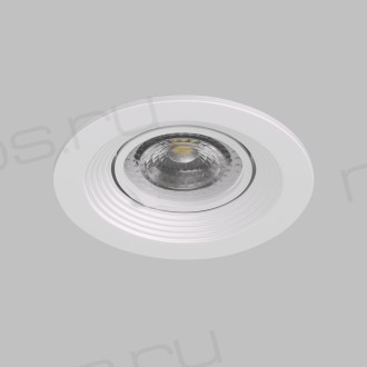DK3029-WH Встраиваемый светильник, IP 20, 10 Вт, GU5.3, LED, белый, пластик