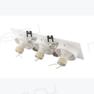 DK3023-WH Встраиваемый светильник, IP 20, 10 Вт, GU5.3, LED, белый, пластик