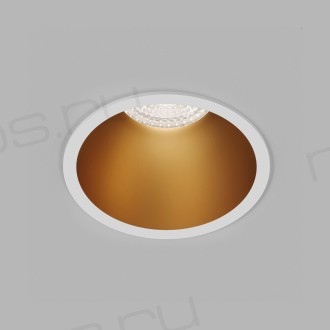 DK3026-WG Встраиваемый светильник, IP 20, 10 Вт, GU5.3, LED, белый/золотой, пластик