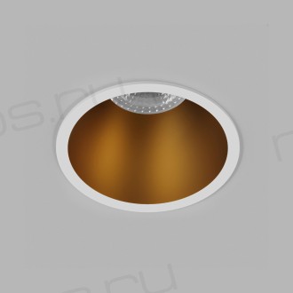 DK3026-WG Встраиваемый светильник, IP 20, 10 Вт, GU5.3, LED, белый/золотой, пластик