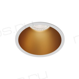 DK3026-WG Встраиваемый светильник, IP 20, 10 Вт, GU5.3, LED, белый/золотой, пластик