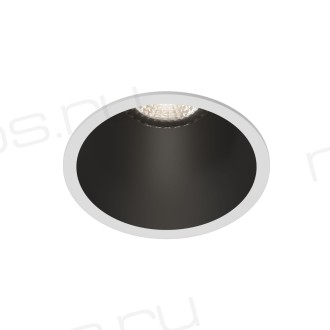 DK3026-WB Встраиваемый светильник, IP 20, 10 Вт, GU5.3, LED, белый/черный, пластик