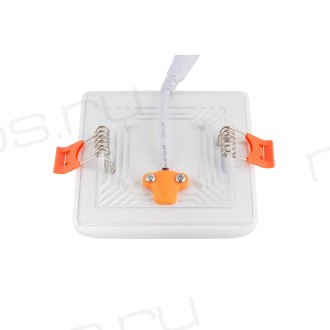 DK4602-WW Встраиваемый светильник, IP 20, 9 Вт, LED 3000, белый, пластик