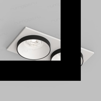 DK2422-BK Встраиваемый светильник, IP 20, 50 Вт, GU10, черный, алюминий