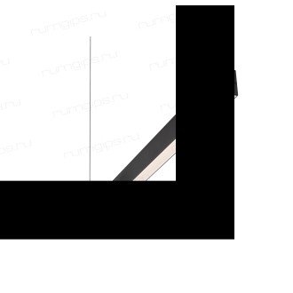 DK9123-BK Линейный светильник 30W 1250mm 3000K, черный