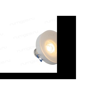 DK4032-WH Встраиваемый светильник, IP 20, 10 Вт, GU10, белый, алюминий/пластик