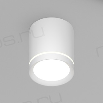 DK4013-WH Светильник накладной IP 20, 5 Вт, LED 4000, белый, алюминий/акрил
