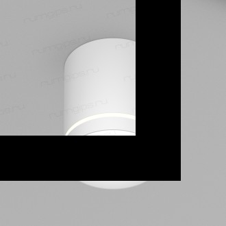 DK4013-WH Светильник накладной IP 20, 5 Вт, LED 4000, белый, алюминий/акрил