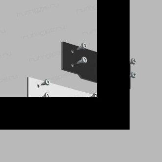 TR3060-AL Торцевые заглушка для профиля TR3030-AL (комплект 2 шт) 