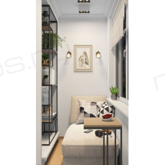 DK3035-WB Светильник накладной IP 20, 10 Вт, GU5.3, LED, белый/черный, пластик