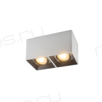 DK3035-WB Светильник накладной IP 20, 10 Вт, GU5.3, LED, белый/черный, пластик